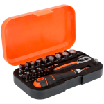 1/4" und 3/8" Steckschlüssel- und Bit-Satz, 51-teilig (Bild für) 1/4" und 3/8" Steckschlüssel- und Bit-Satz, 51-teilig