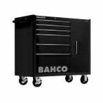 40" Werkstattwagen Serie 1475KXL 6 Schubladen und Schrank, Schwarz