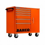 40" Werkstattwagen Serie 1475KXL 6 Schubladen und Schrank, Orange